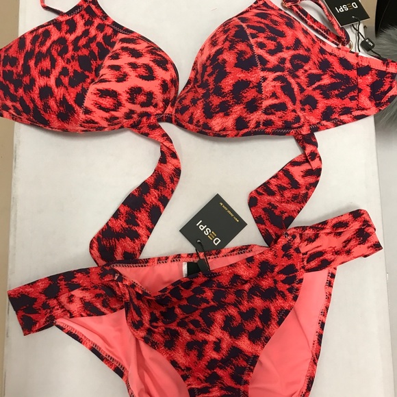 Despi Swim Despi Fuego Zig Tab Shaped Top Sexy Bikini Set Poshmark